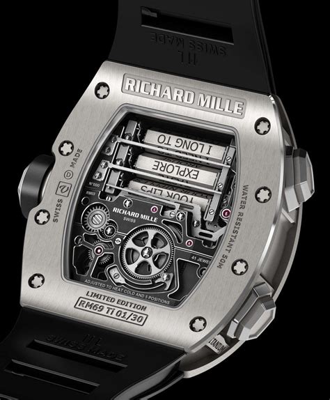 richard mille 069|Richard Mille RM 69: The Oracle Tourbillon .